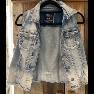 Silver Jeans denim vest